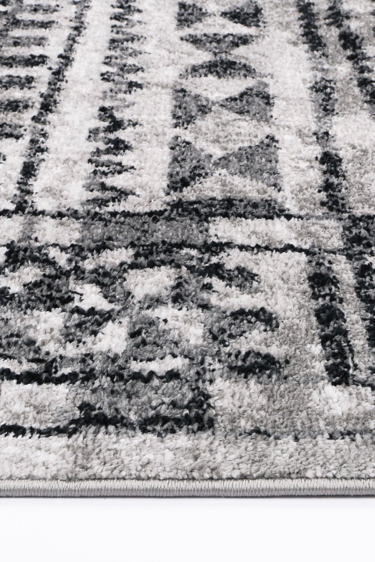 Layla Tribal Charcoal Rug - The Rugs