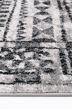 Layla Tribal Charcoal Rug - The Rugs