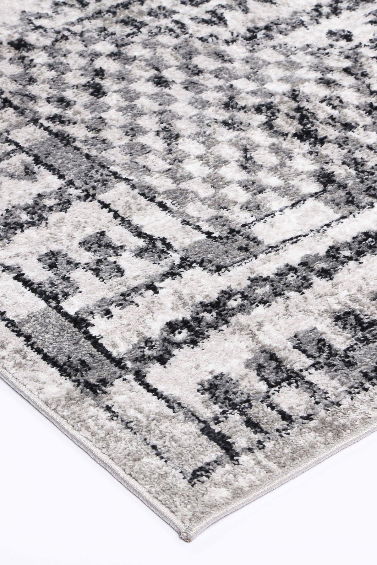 Layla Tribal Charcoal Rug - The Rugs