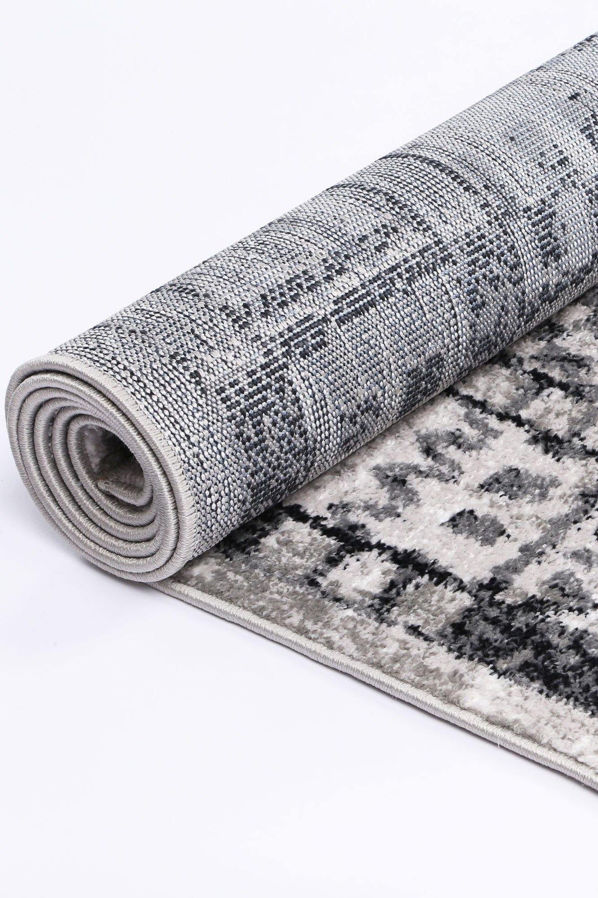 Layla Tribal Charcoal Rug - The Rugs