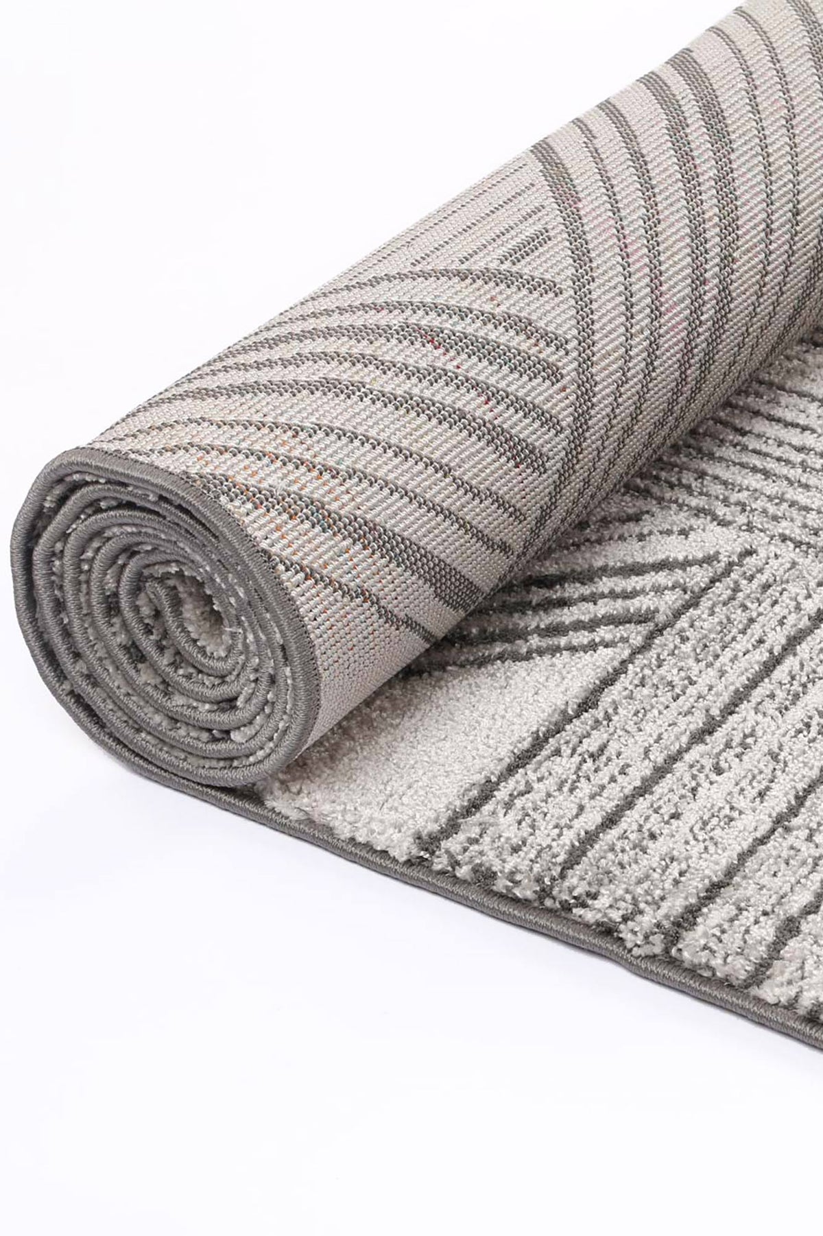 Bliss Grey Geometric Rug
