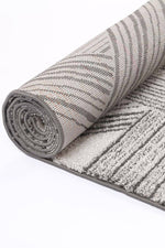 Bliss Grey Geometric Rug