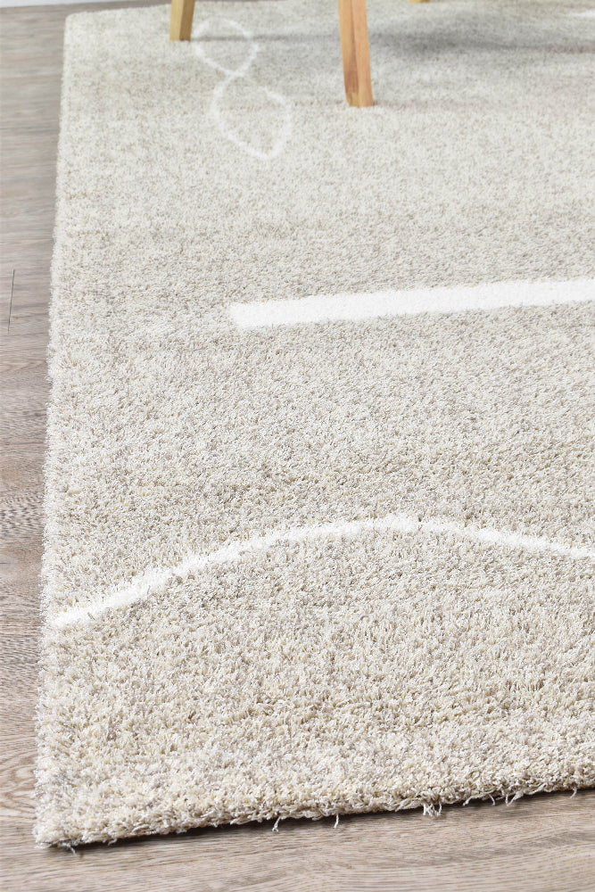 Zen Serenity Beige Brown Contemporary Rug, [cheapest rugs online], [au rugs], [rugs australia]