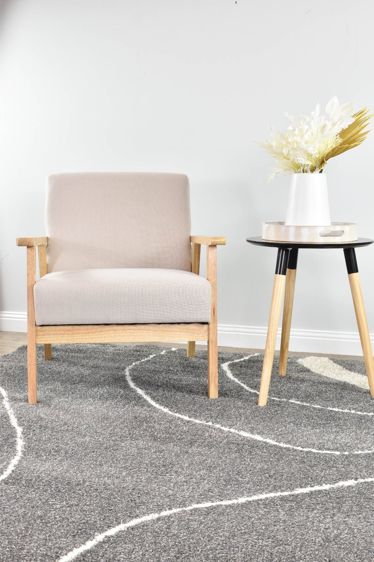 Zen Serenity Grey Ripple Rug, [cheapest rugs online], [au rugs], [rugs australia]