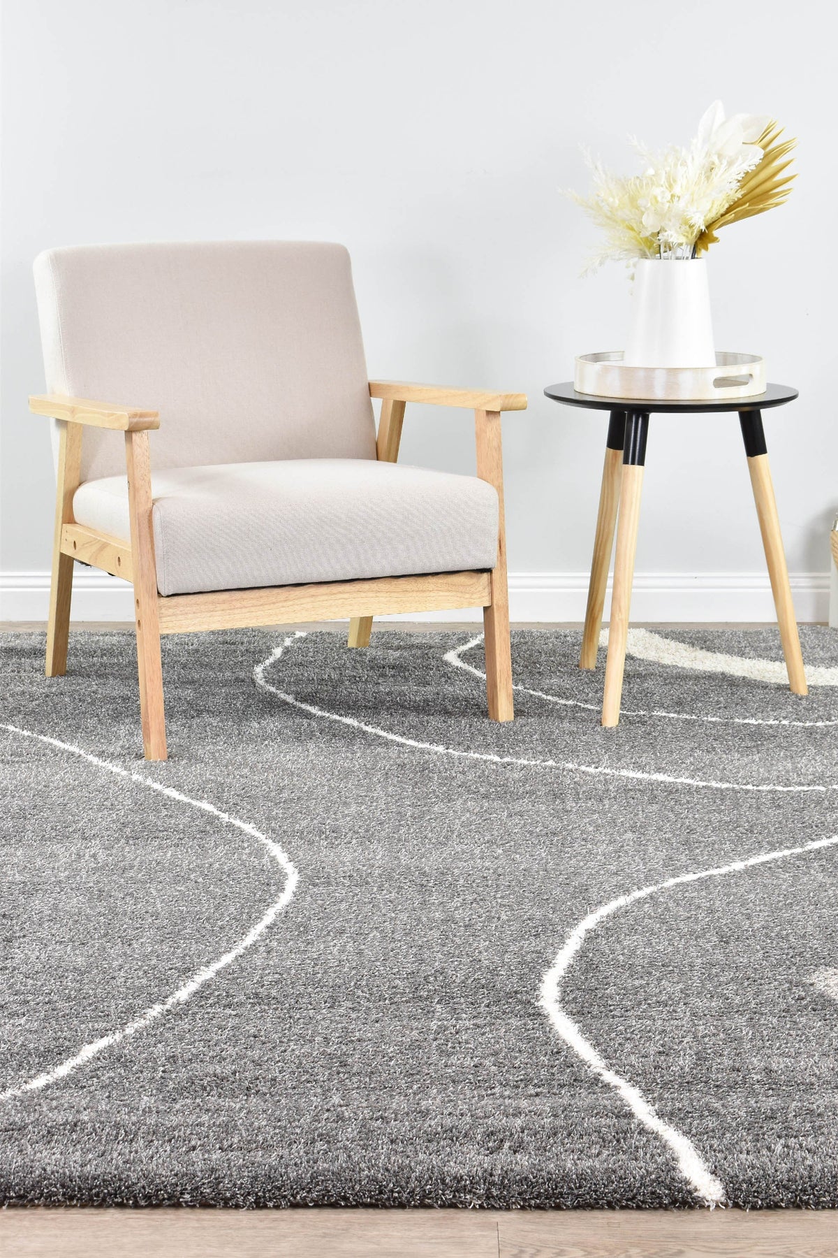 Zen Serenity Grey Ripple Rug, [cheapest rugs online], [au rugs], [rugs australia]
