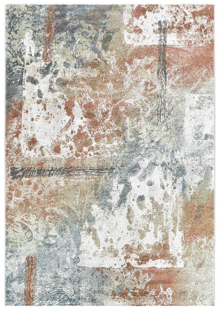 Zenith Multi Rust Contemporary Rug, [cheapest rugs online], [au rugs], [rugs australia]