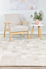 Zenith Washed Neutral Beige Patchwork Rug, [cheapest rugs online], [au rugs], [rugs australia]