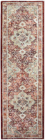 Zenith Red Green Ivory Traditional Rug, [cheapest rugs online], [au rugs], [rugs australia]