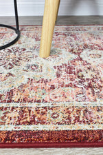 Zenith Red Green Ivory Traditional Runner Rug, [cheapest rugs online], [au rugs], [rugs australia]