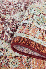 Zenith Red Green Ivory Traditional Runner Rug, [cheapest rugs online], [au rugs], [rugs australia]