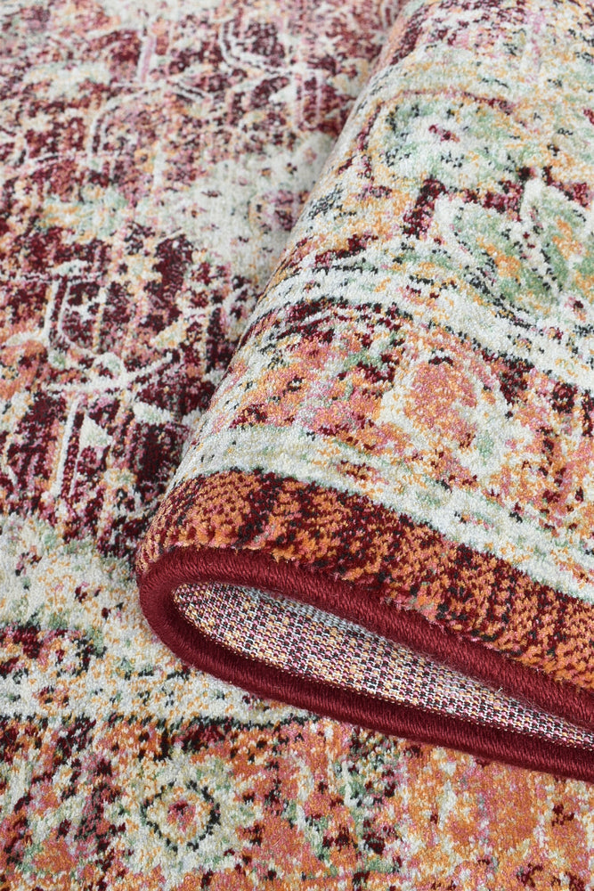 Zenith Red Green Ivory Traditional Rug, [cheapest rugs online], [au rugs], [rugs australia]