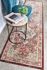 Zenith Red Green Ivory Traditional Rug, [cheapest rugs online], [au rugs], [rugs australia]