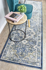 Zenith Blue Transitional Runner Rug, [cheapest rugs online], [au rugs], [rugs australia]