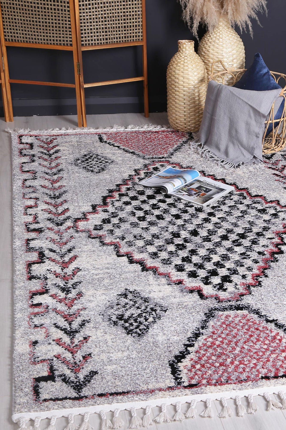 Cassandra Multi Pink Bohemian Rug