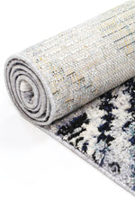 Cassandra Navy Blue Diamond Rug