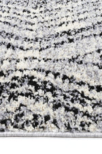 Cassandra Black White Geometric Rug