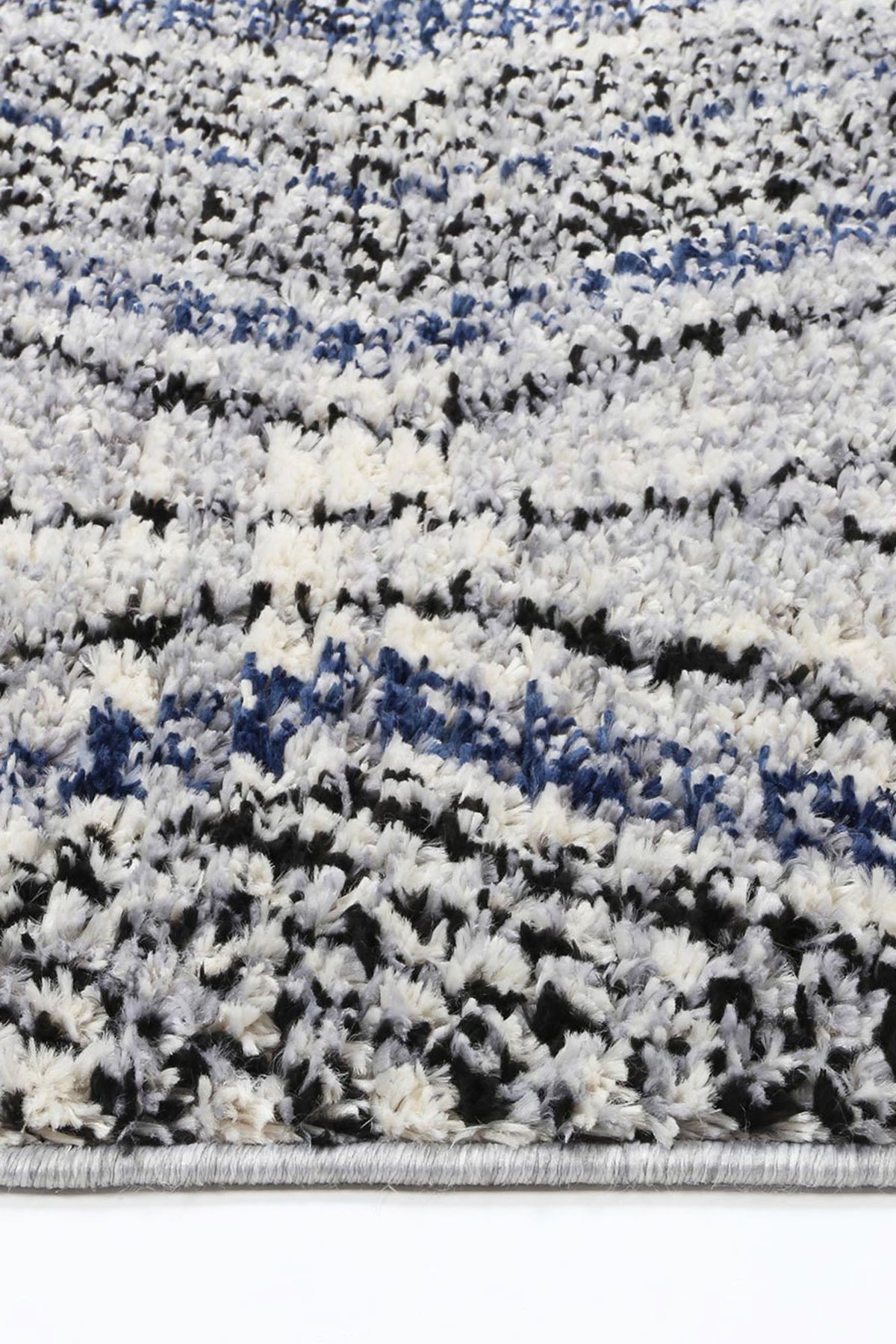Cassandra Navy Blue Geometric Rug