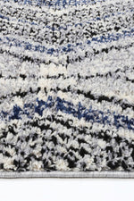 Cassandra Navy Blue Geometric Rug