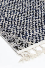 Cassandra Navy Blue Geometric Rug