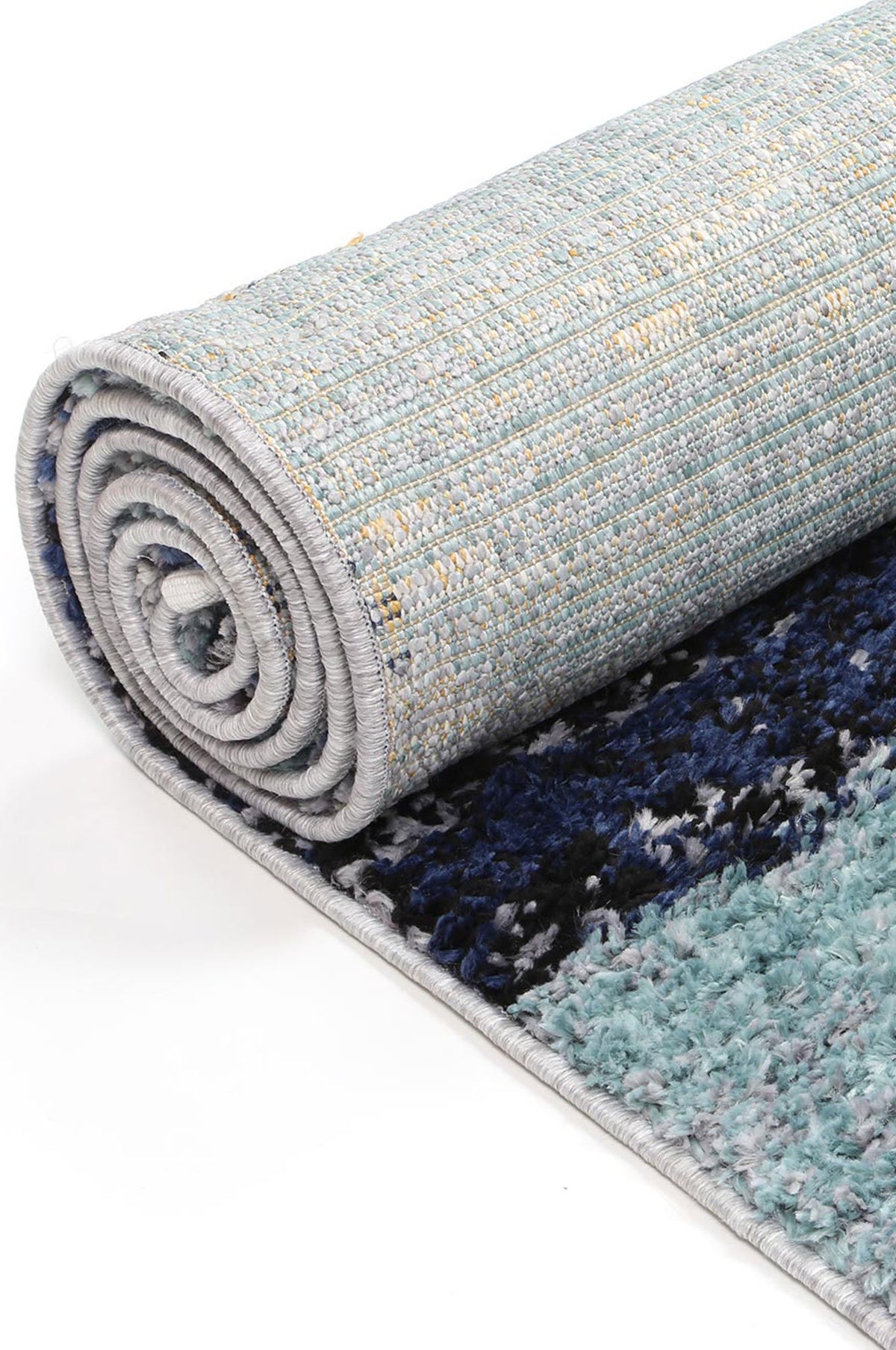 Cassandra Navy Blue Abstract Rug