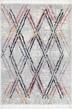 Cassandra Grey Muti Line Rug