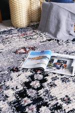 Cassandra Blue Grey Oriental Rug