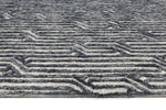 Hayes Tribal Black Light Grey Rug