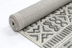 Hayes Criss Cross Light Grey Rug