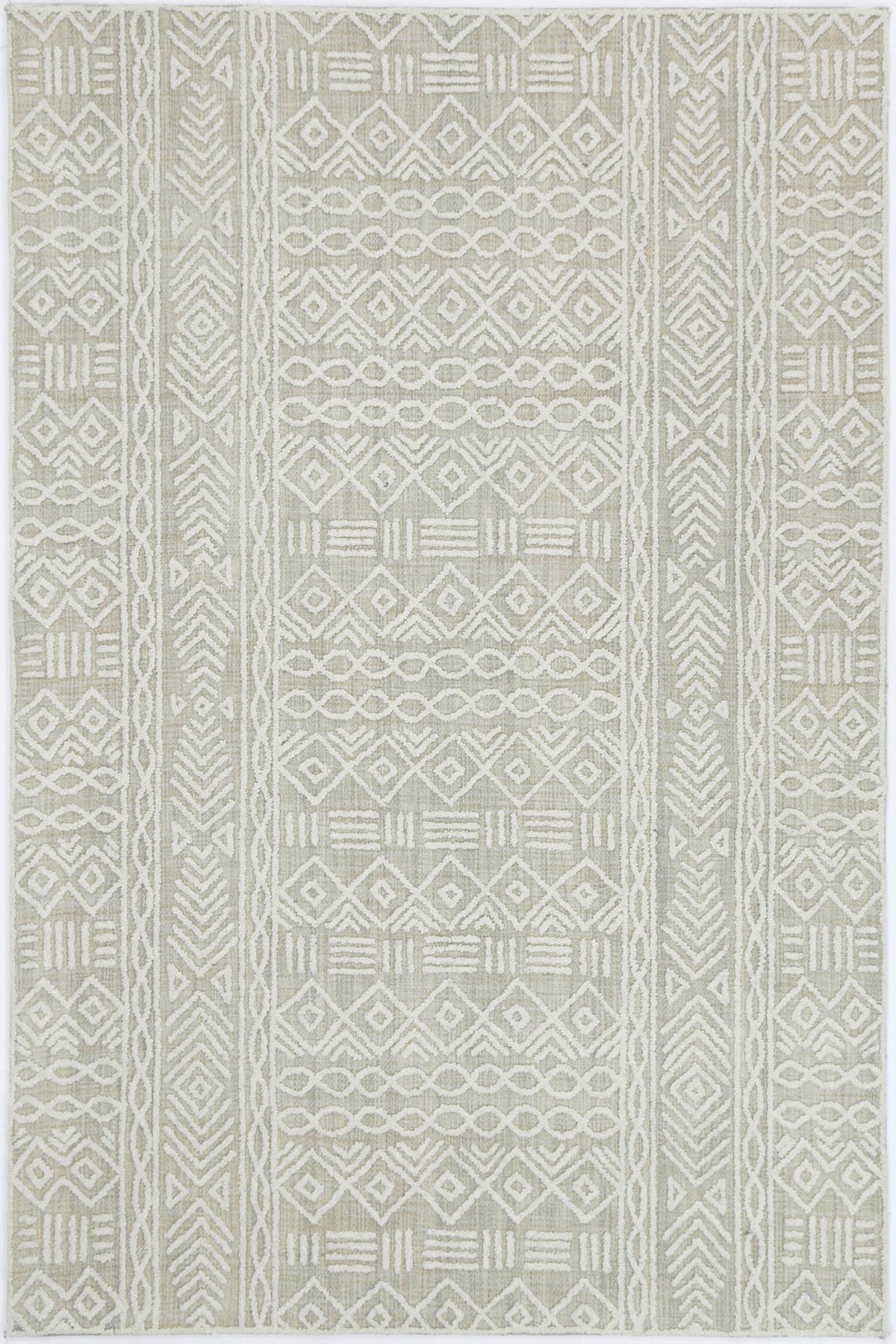 Hayes Tribal Beige Rug