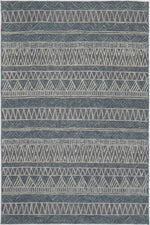 Hayes Tribal Dark Grey Teal Rug