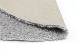 Danso Shaggy Silver Grey Round Rug - The Rugs