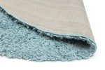 Danso Shaggy Turquoise Blue Round Rug - The Rugs