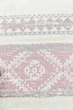 Gypsy Pink & Ivory Textured Tribal Rug, [cheapest rugs online], [au rugs], [rugs australia]