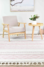 Gypsy Pink & Ivory Textured Tribal Rug, [cheapest rugs online], [au rugs], [rugs australia]