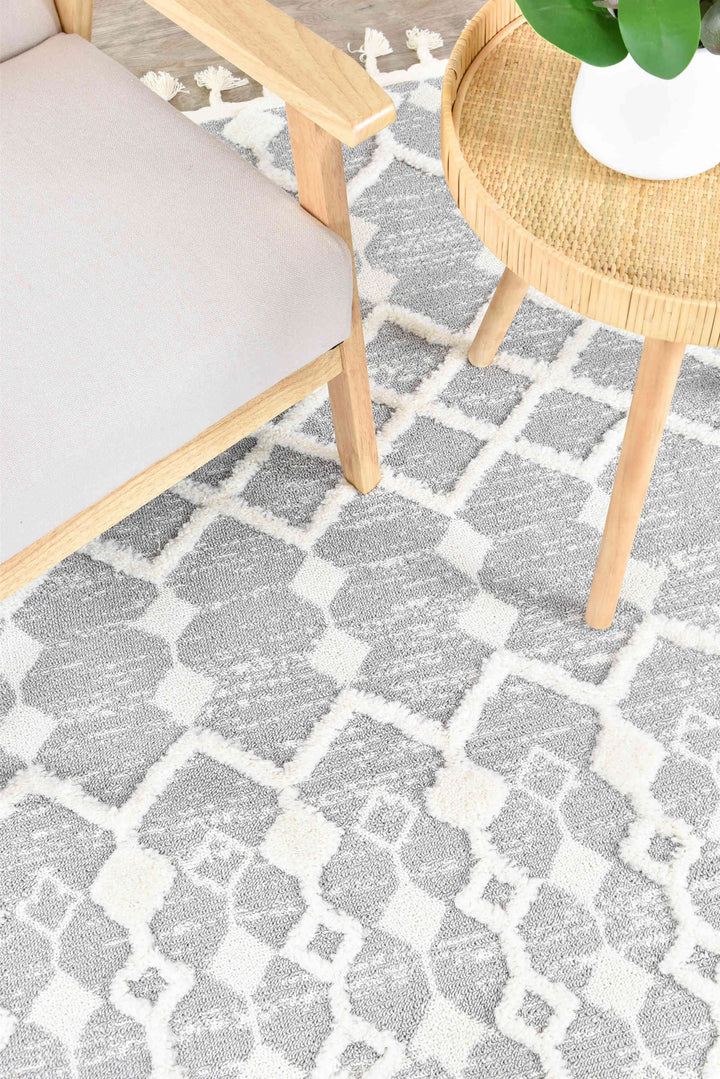 Gypsy Grey & Ivory Textured Tribal Rug, [cheapest rugs online], [au rugs], [rugs australia]