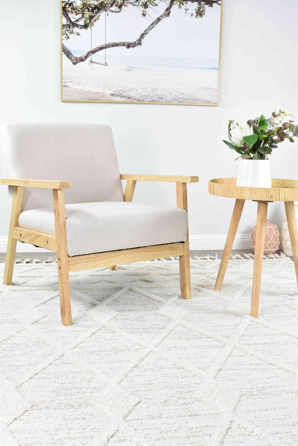 Gypsy Neutral & Ivory Textured Tribal Rug, [cheapest rugs online], [au rugs], [rugs australia]