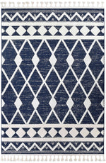 Gypsy Navy & Ivory Textured Tribal Rug, [cheapest rugs online], [au rugs], [rugs australia]