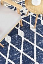 Gypsy Navy & Ivory Textured Tribal Rug, [cheapest rugs online], [au rugs], [rugs australia]