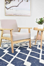 Gypsy Navy & Ivory Textured Tribal Rug, [cheapest rugs online], [au rugs], [rugs australia]