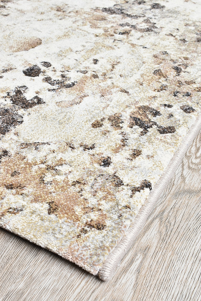 Zenith Beige Brown Abstract Runner Rug, [cheapest rugs online], [au rugs], [rugs australia]