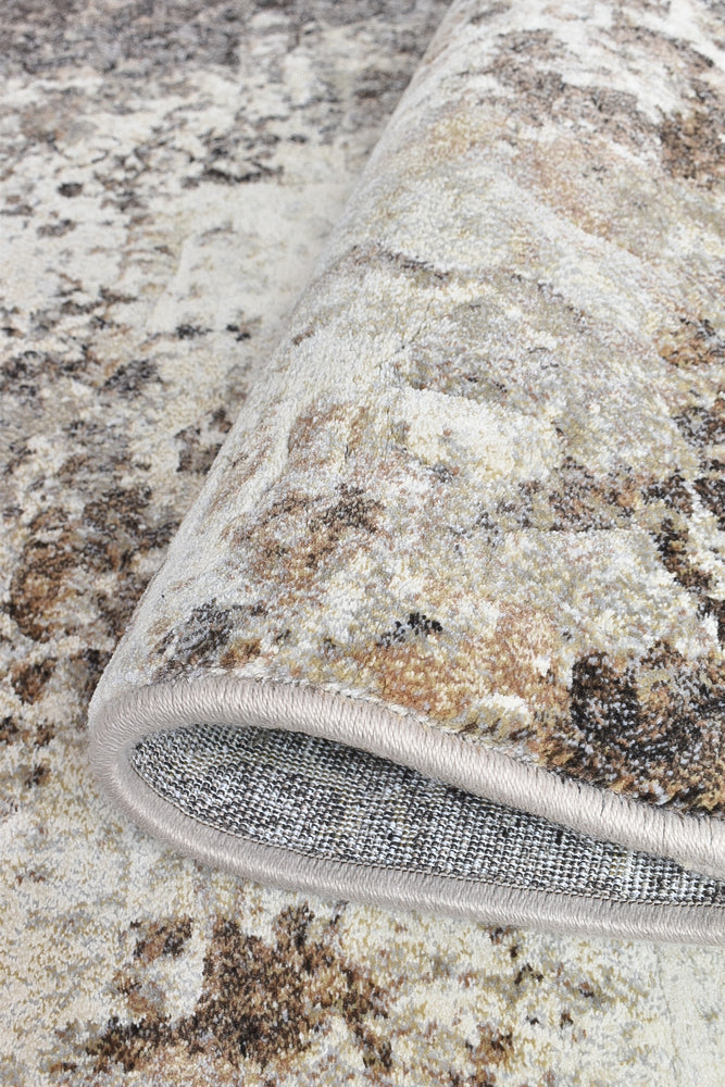 Zenith Beige Brown Abstract Runner Rug, [cheapest rugs online], [au rugs], [rugs australia]