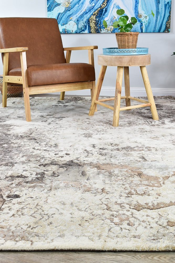 Zenith Beige Brown Abstract Rug, [cheapest rugs online], [au rugs], [rugs australia]