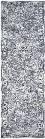 Zenith Silver Grey Blue Transitional Runner Rug, [cheapest rugs online], [au rugs], [rugs australia]
