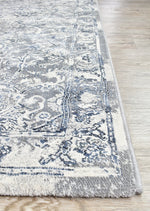 Zenith Silver Grey Blue Transitional Runner Rug, [cheapest rugs online], [au rugs], [rugs australia]