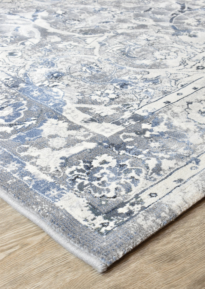 Zenith Blue Silver Grey Transitional Rug, [cheapest rugs online], [au rugs], [rugs australia]