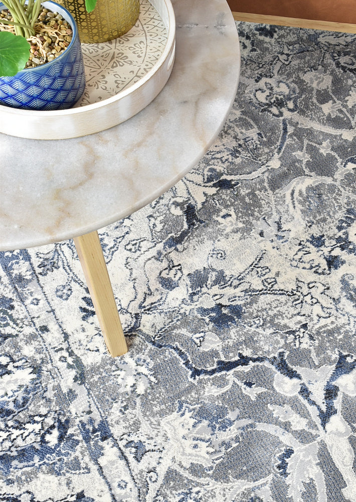 Zenith Blue Silver Grey Transitional Rug, [cheapest rugs online], [au rugs], [rugs australia]
