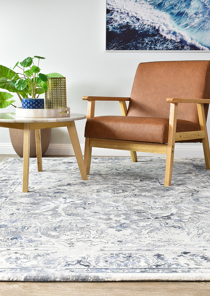 Zenith Blue Silver Grey Transitional Rug, [cheapest rugs online], [au rugs], [rugs australia]