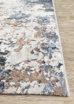 Zenith Silver Grey Blue Abstract Runner Rug, [cheapest rugs online], [au rugs], [rugs australia]