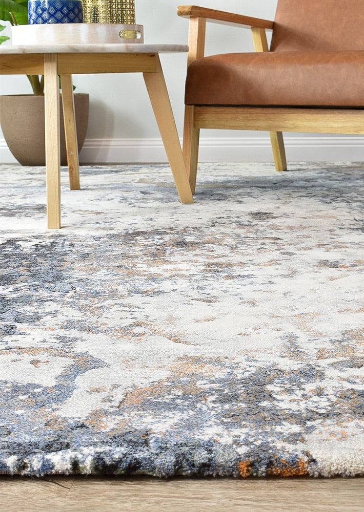 Zenith Silver Grey Blue Abstract Rug, [cheapest rugs online], [au rugs], [rugs australia]