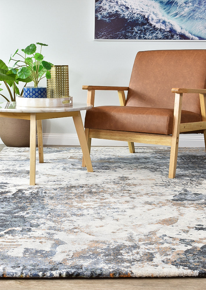 Zenith Silver Grey Blue Abstract Rug, [cheapest rugs online], [au rugs], [rugs australia]